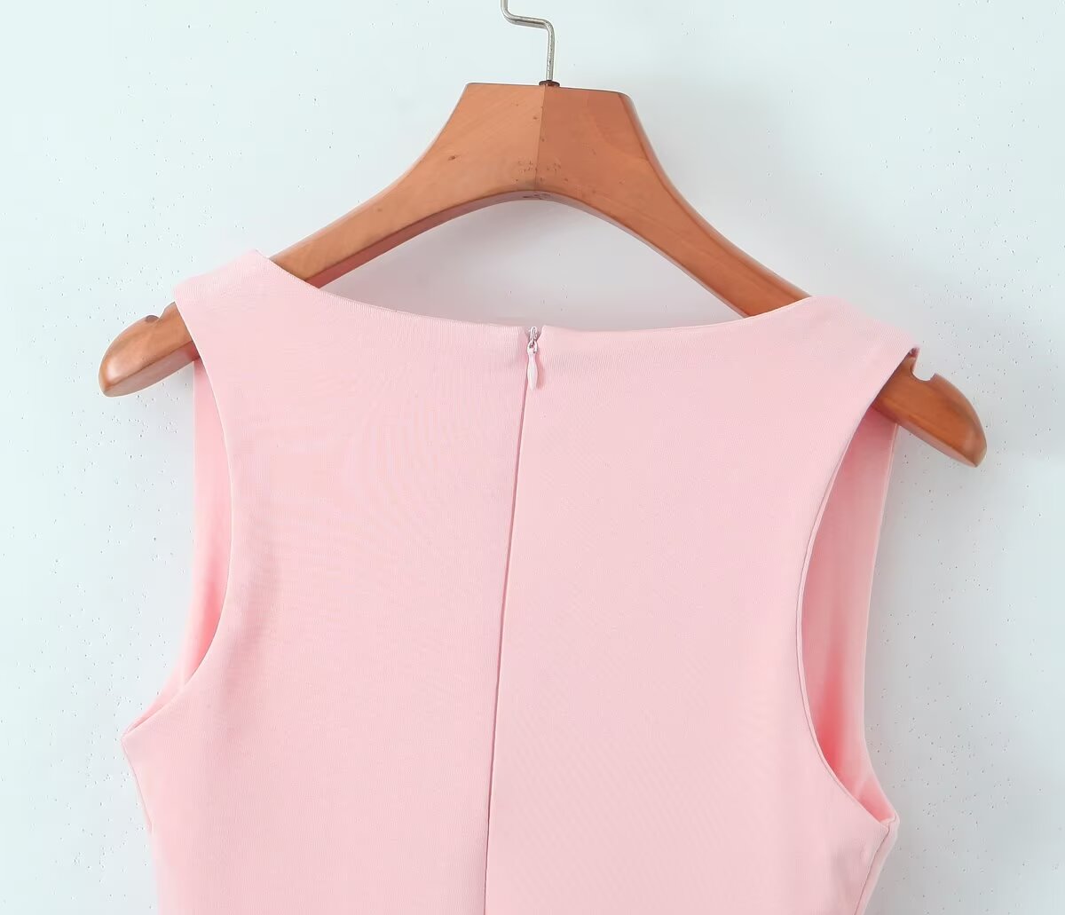 Sexy, bauschiges Kleid mit quadratischem Ausschnitt und Patchwork-Muster für Damen