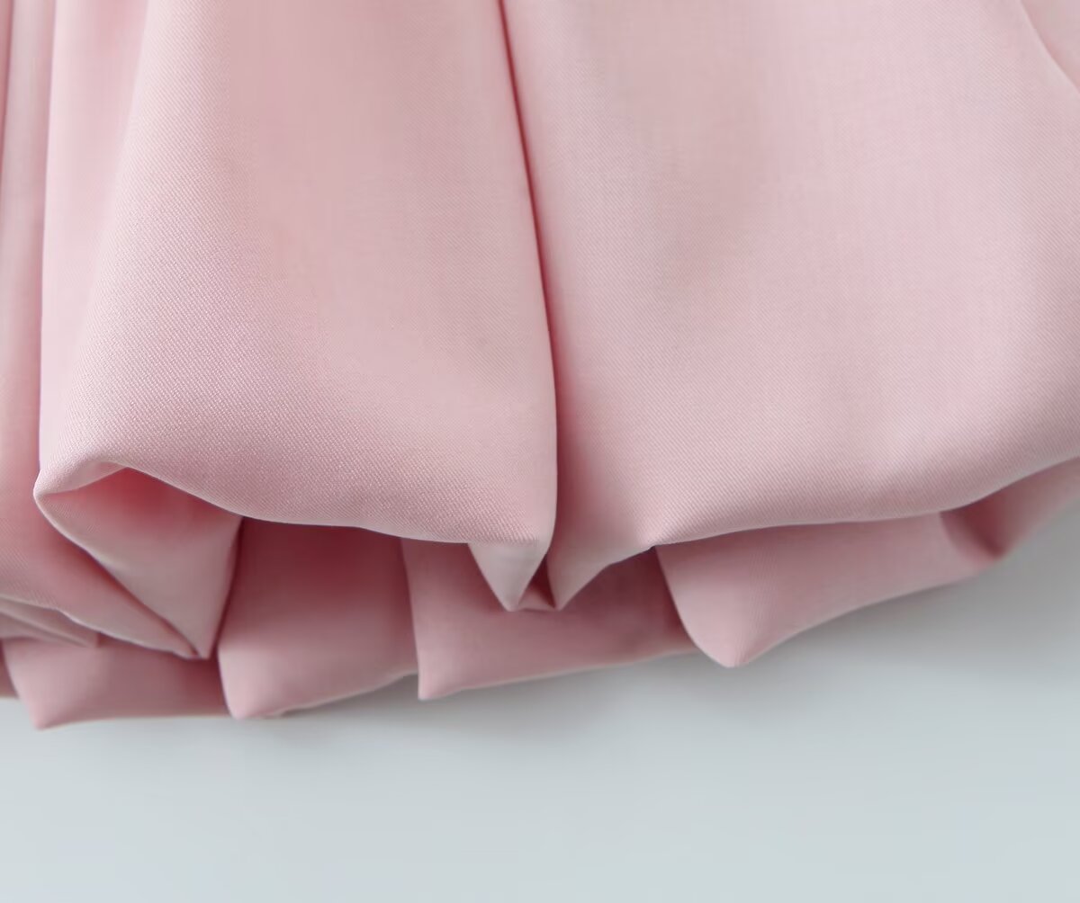 Sexy, bauschiges Kleid mit quadratischem Ausschnitt und Patchwork-Muster für Damen