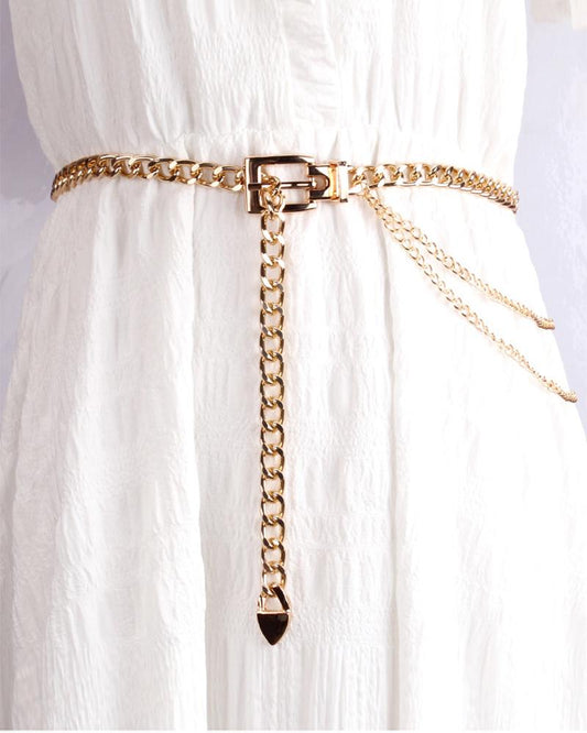 The chain strap is damp and versatile metal