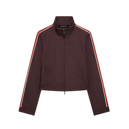 Women Side Striped Pants Coat Two Piece Sets