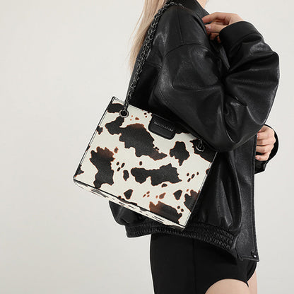 Daily Leopard Print Patchwork Bags