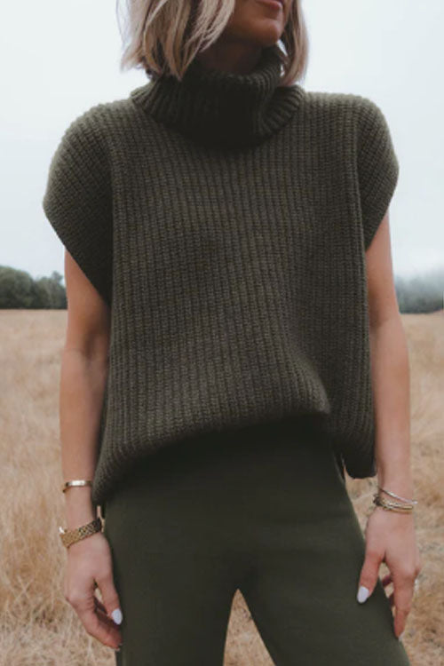 Rowangirl Sleeveless Turtleneck Sweater