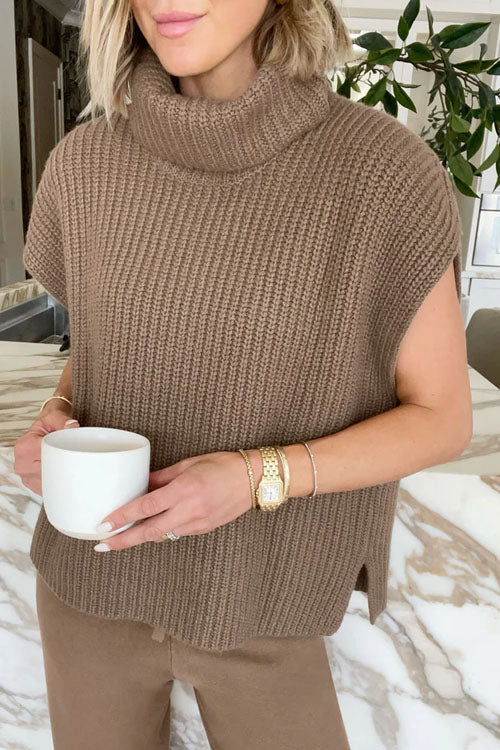 Rowangirl Sleeveless Turtleneck Sweater