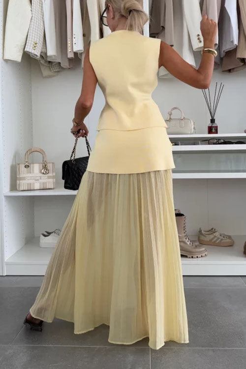 Panelled Midi Skirt