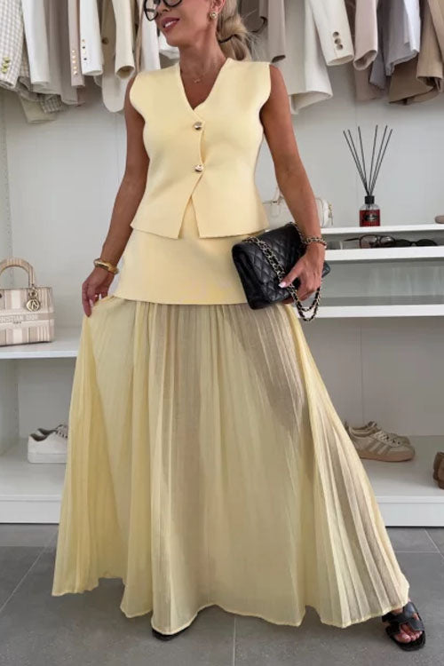 Panelled Midi Skirt