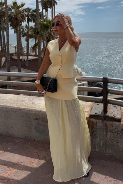 Panelled Midi Skirt