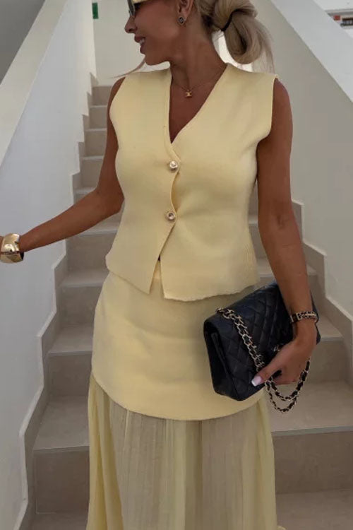 Panelled Midi Skirt
