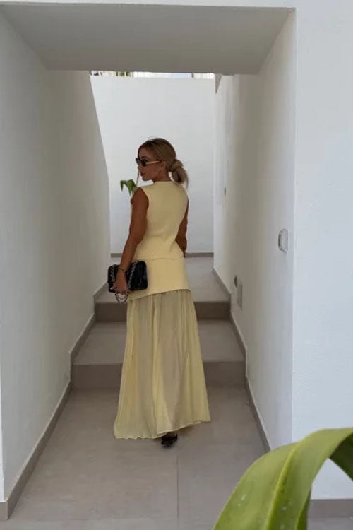 Panelled Midi Skirt
