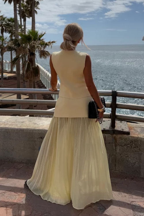 Panelled Midi Skirt