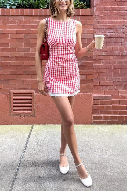 Rowangirl Plaid Sleeveless Dress