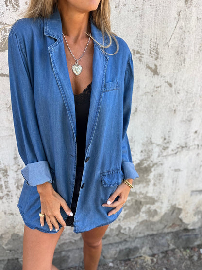 Denim Suit Casual Jacket