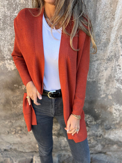 Women's Knitted Long Sleeve Casual Cardigan