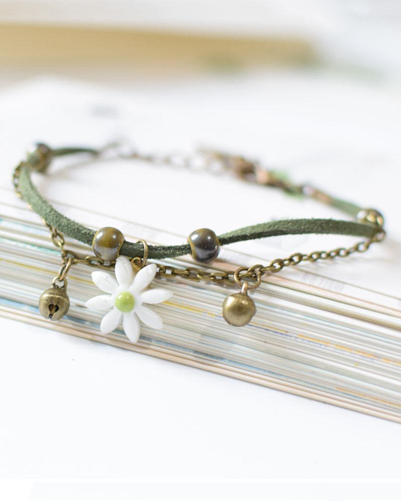 Small Daisy Punk Bracelet