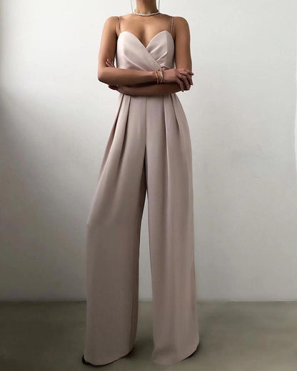 Sling Straight-leg Jumpsuit