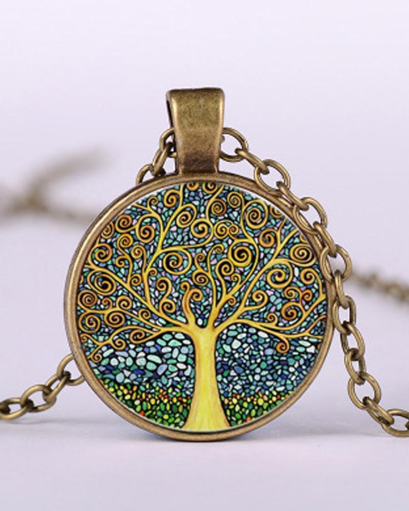 Collier vintage Arbre de vie 