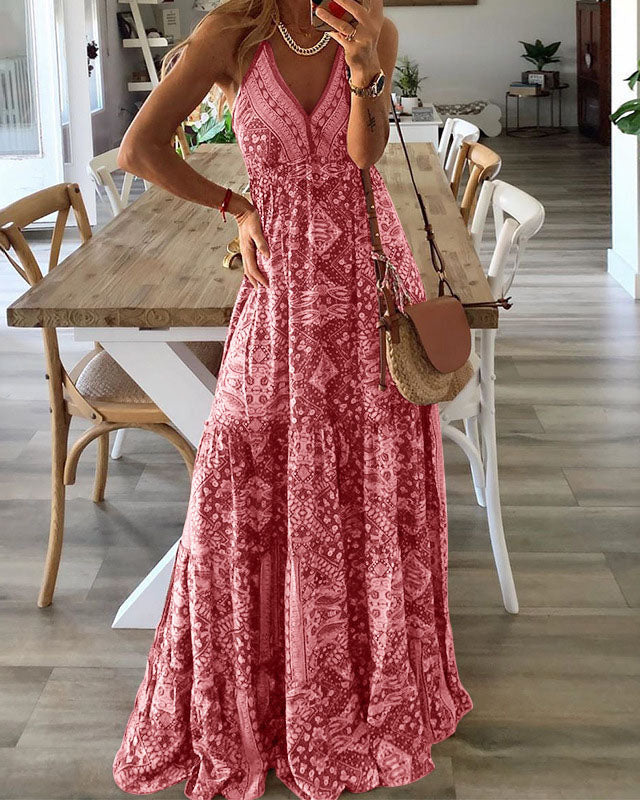 robe nuisette robe imprimée de vacances 