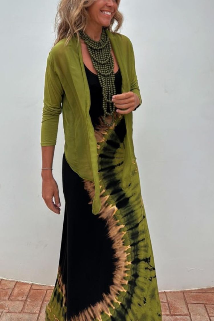 Summer Adventures Open Front High Low Hem Lightweight Jacket