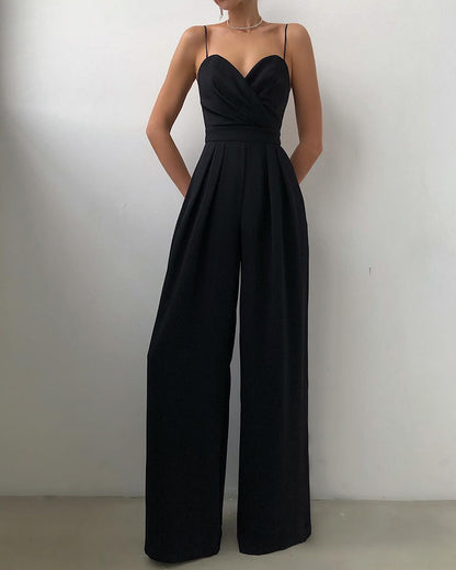 Sling Straight-leg Jumpsuit