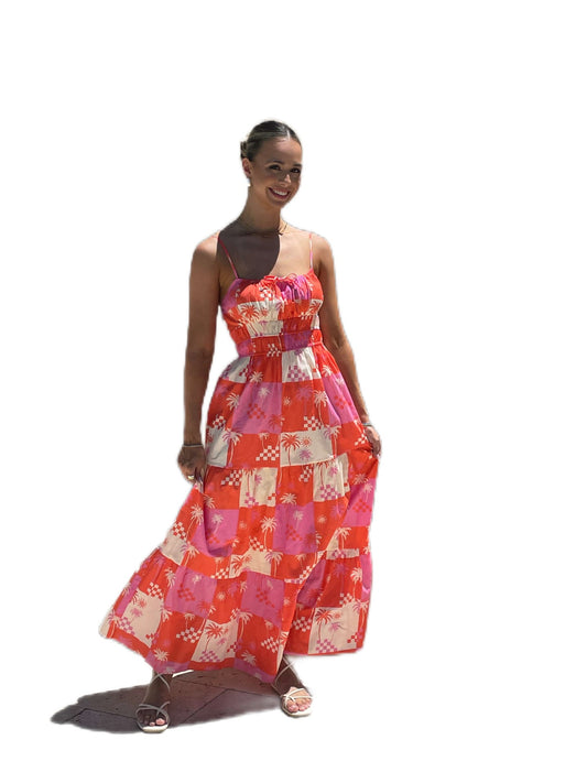 Damen Sommer Maxi Sexy Sling Kleid