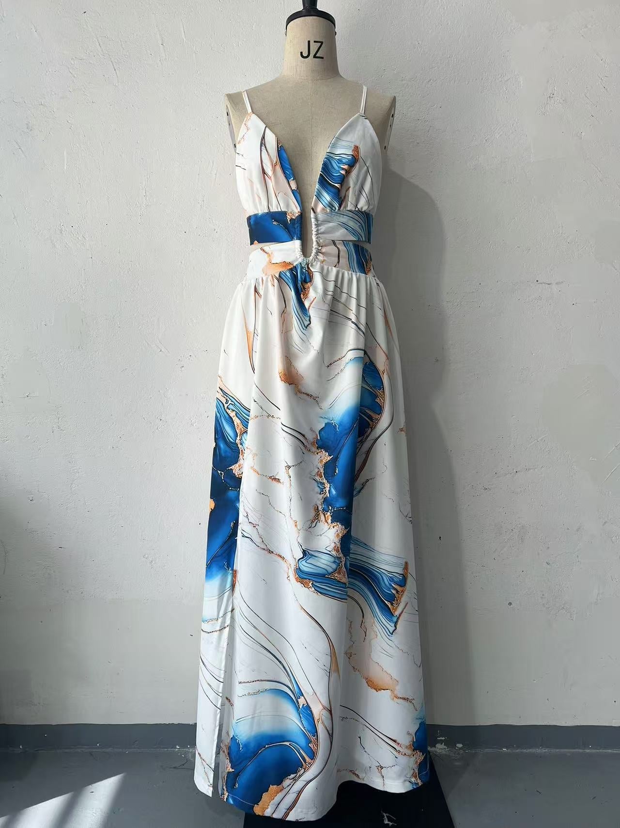 Frauen Sommer Frühling Elegante Sexy Kleid