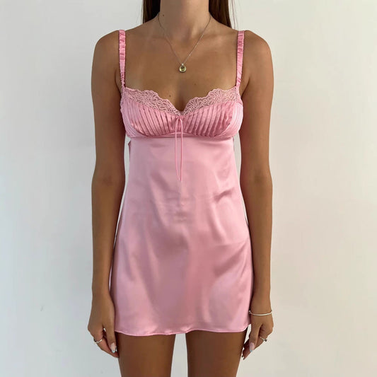 Spring Summer Women Clothing Strap Lace Edge Sexy Jumpsuit Women
