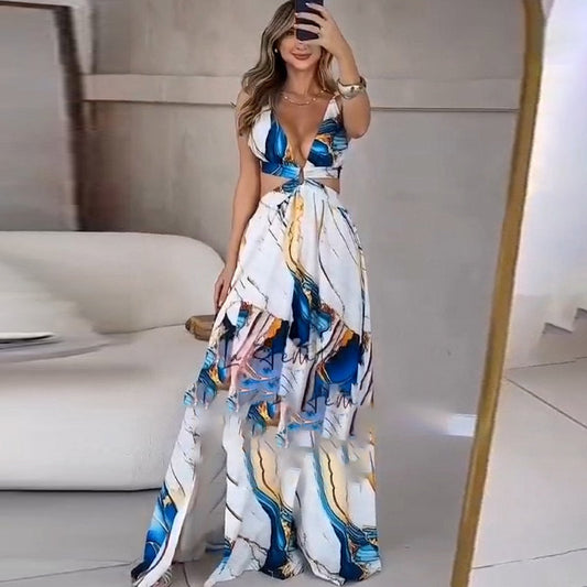 Frauen Sommer Frühling Elegante Sexy Kleid