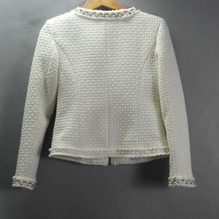 Women's Autumn And Winter Heavy Industry Beads Coat