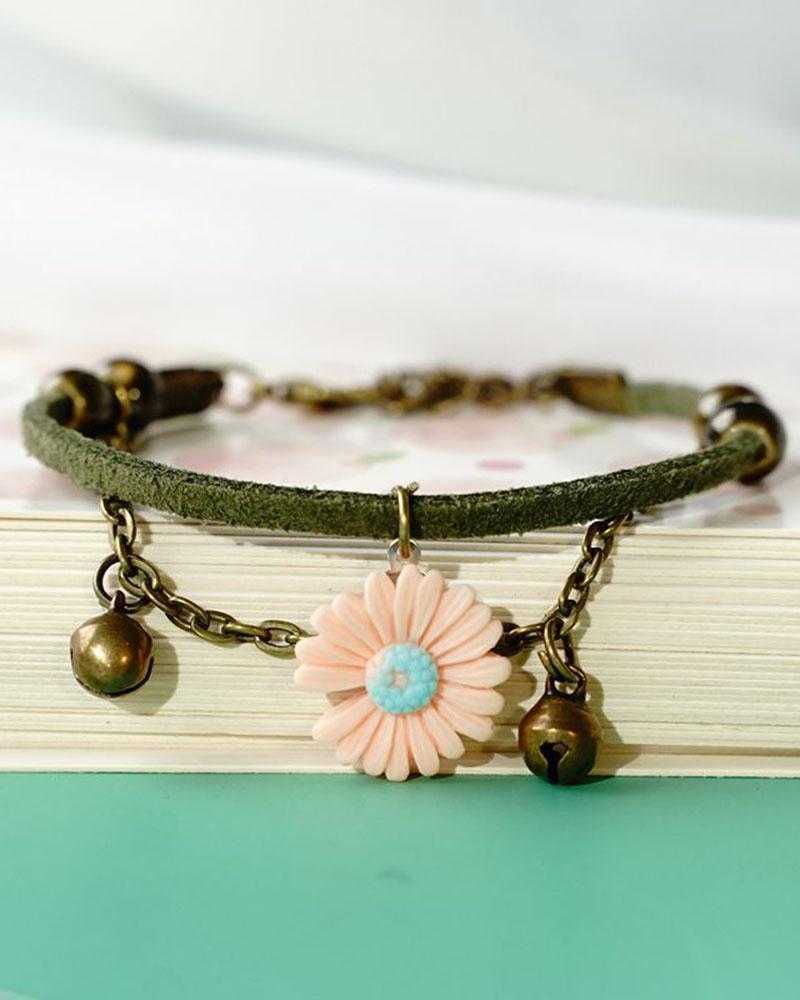 Small Daisy Punk Bracelet