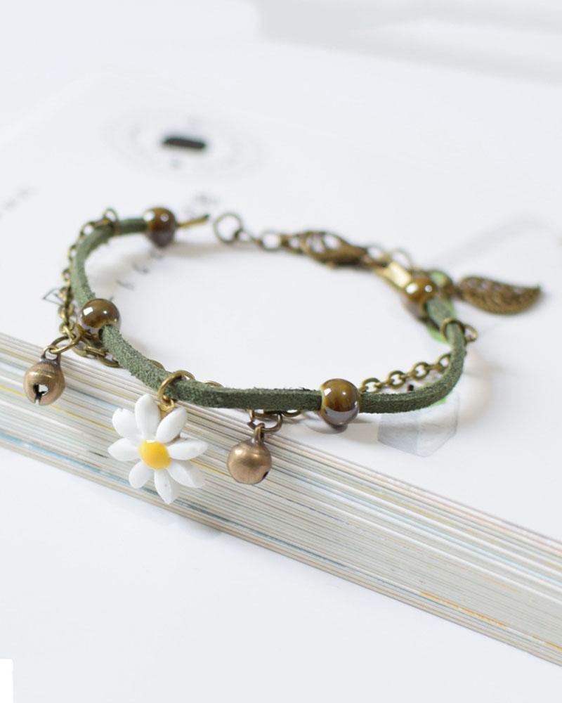 Small Daisy Punk Bracelet