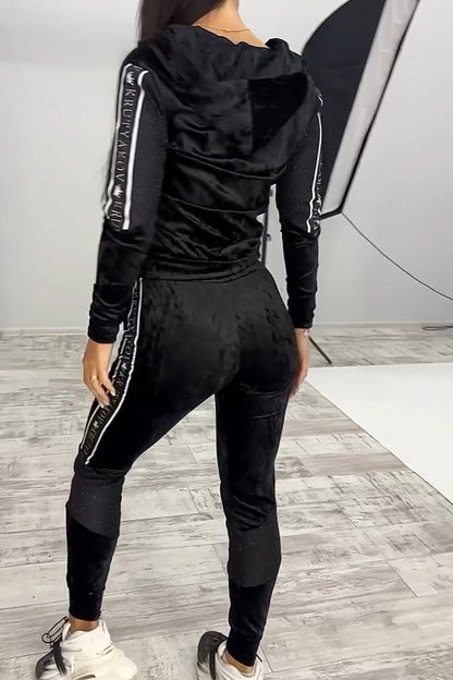 Women's Spring and Fall Casual Zipper Bodysuit