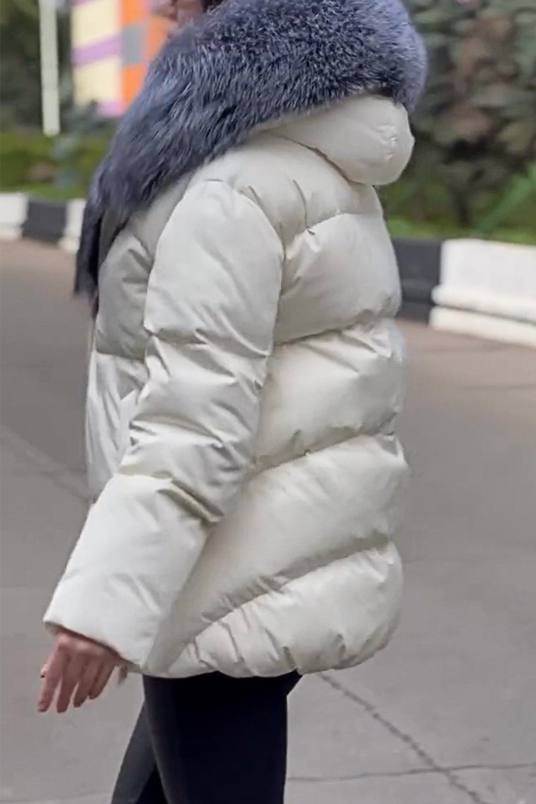 Women's Furry Down Jacket