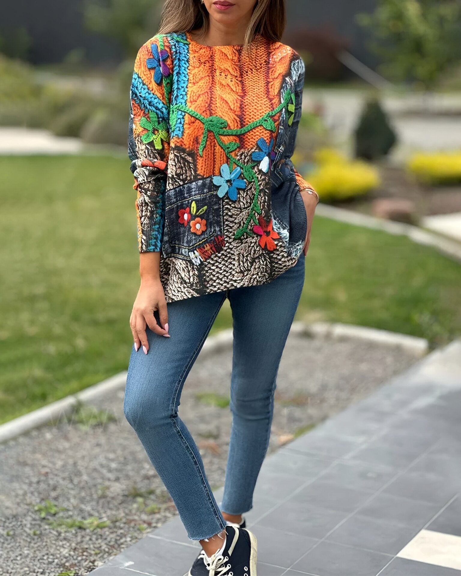 Women's Printed Casual Tops