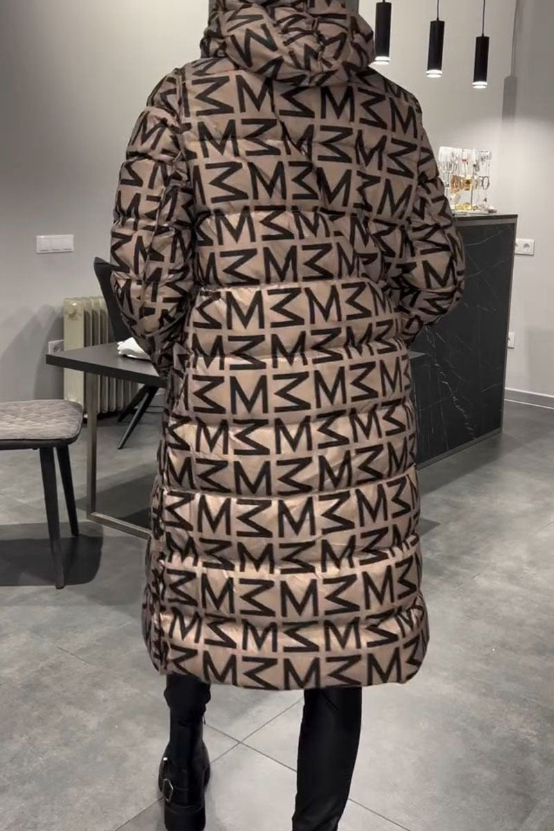 Women's Printed Reversible Long Coat