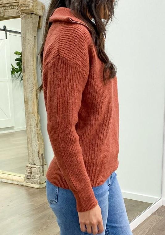 Women's Sweater Solid Color Base Stand Collar Tops