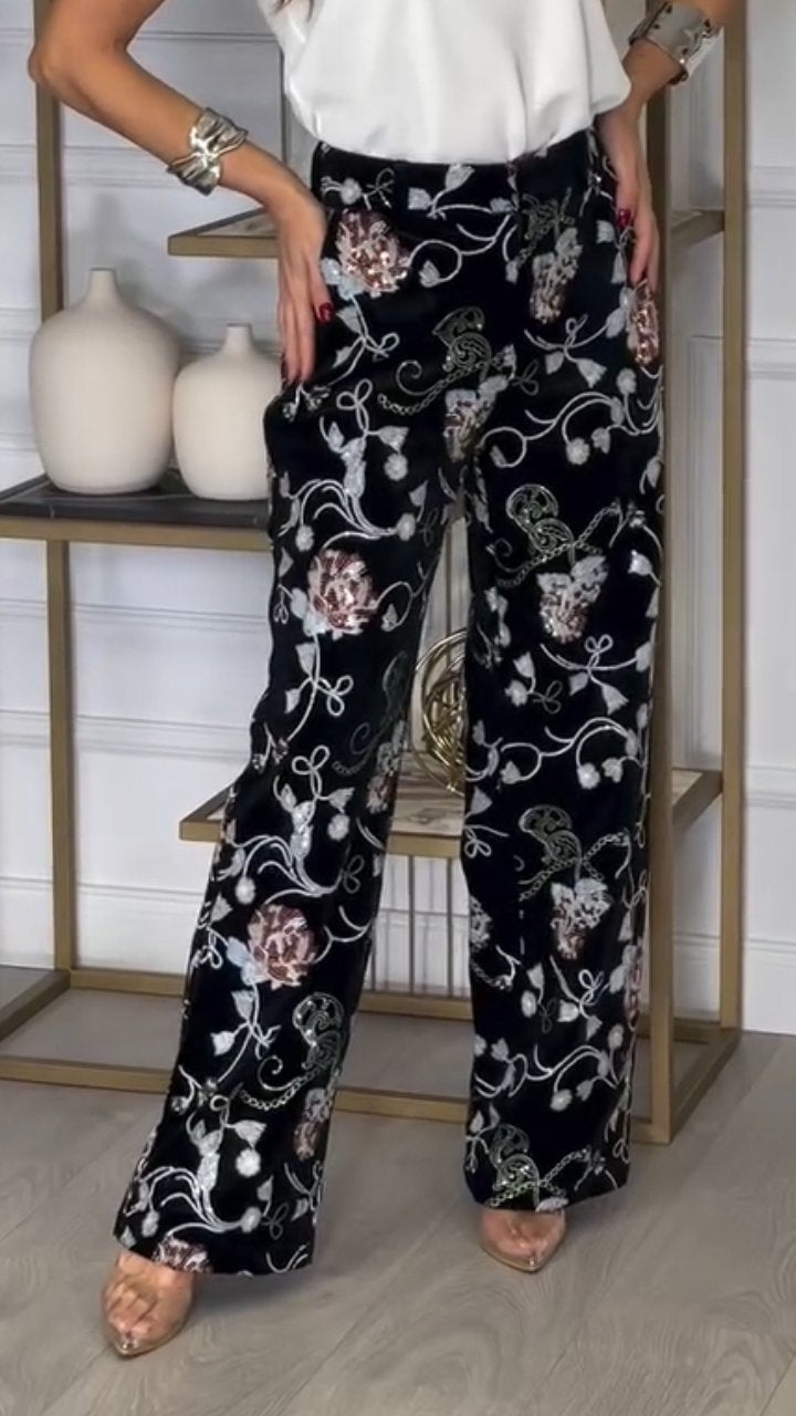 Women's Printed Trousers