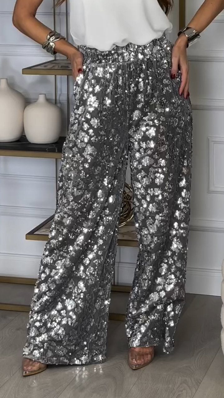 Women's Sequined Trousers sequined