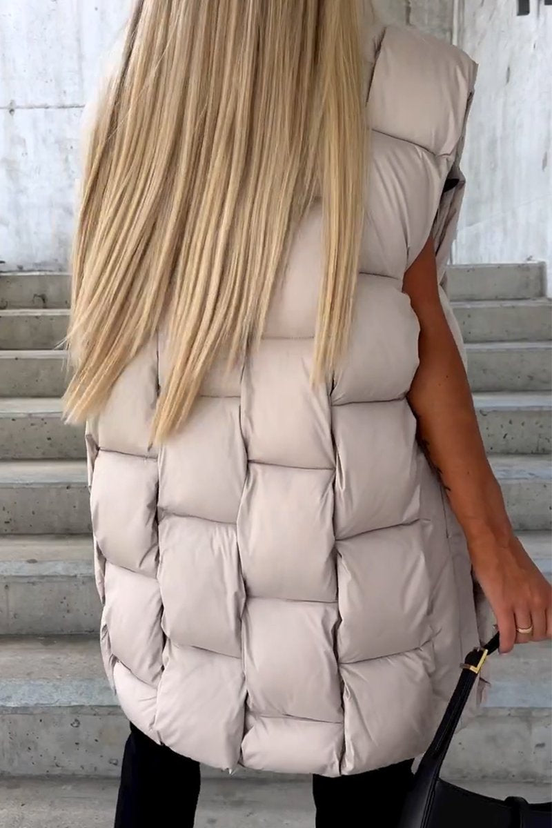 Women's Casual Solid Vest Jacket