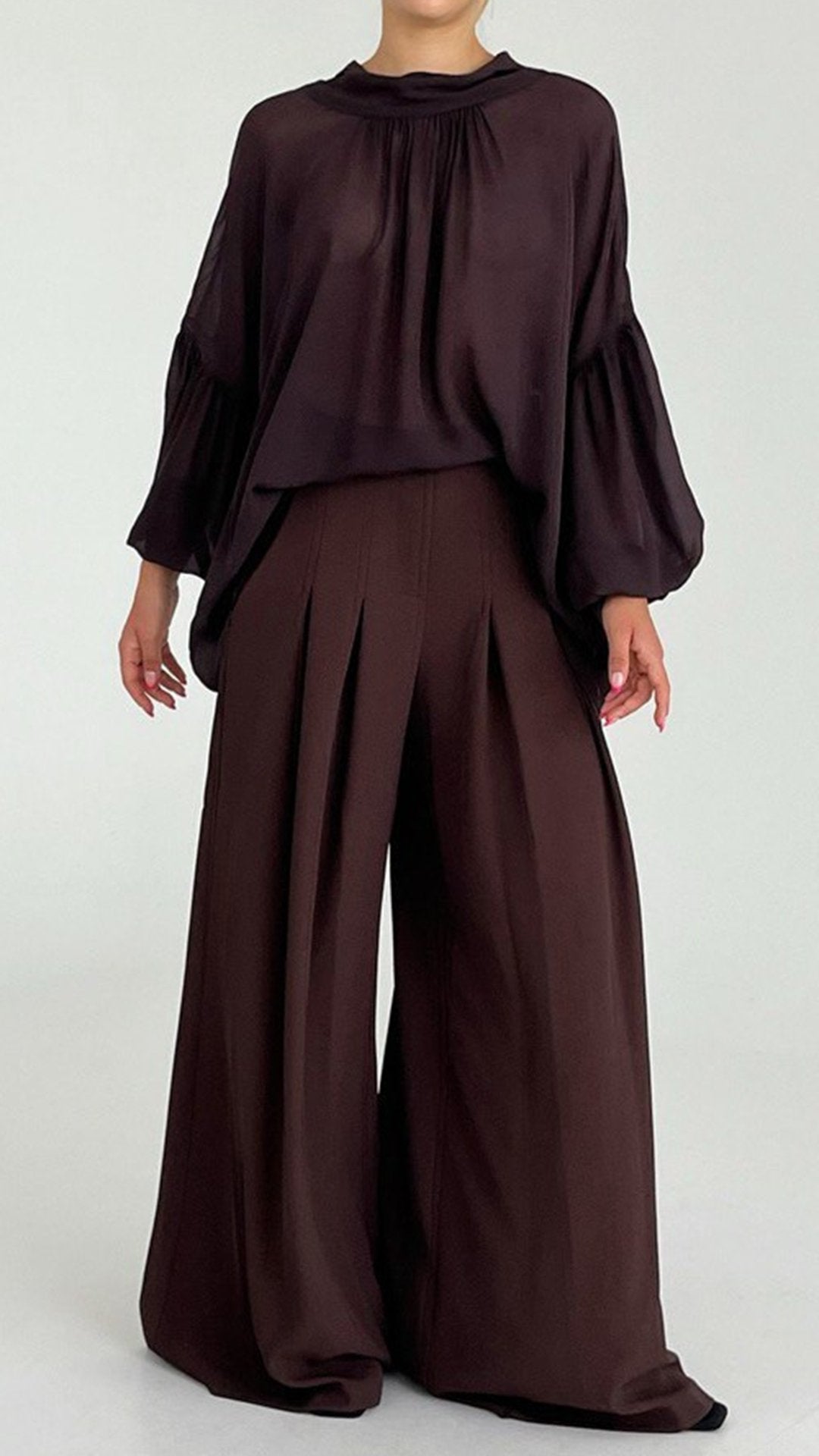 Women's Bow Tie Back Elegant Pants Suit