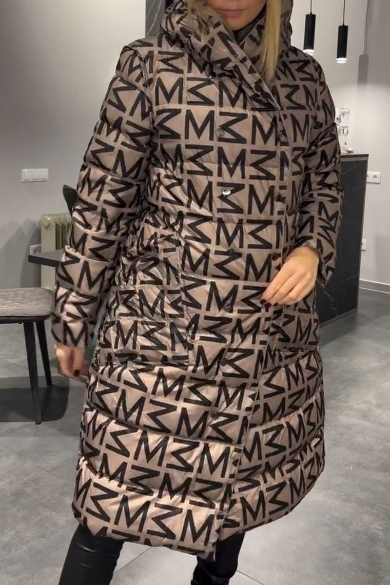 Women's Printed Reversible Long Coat