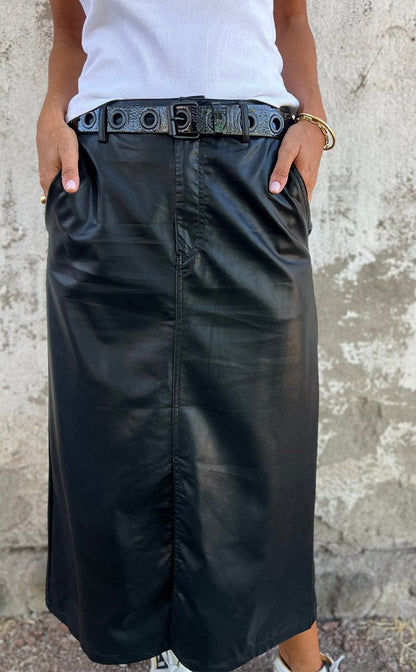 Stylish Leather Skirt