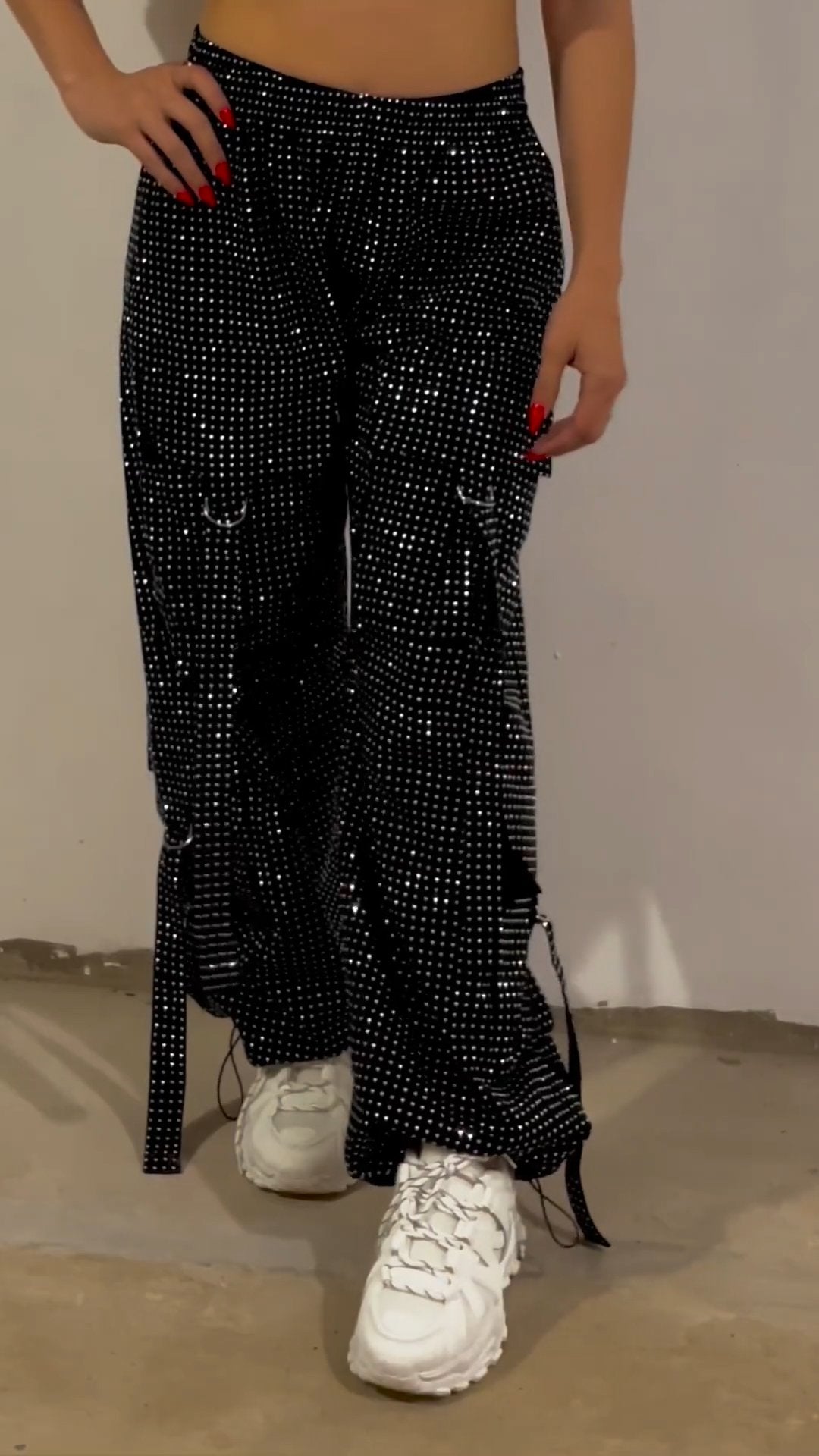 Women's Sequined Trousers