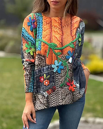 Women's Printed Casual Tops