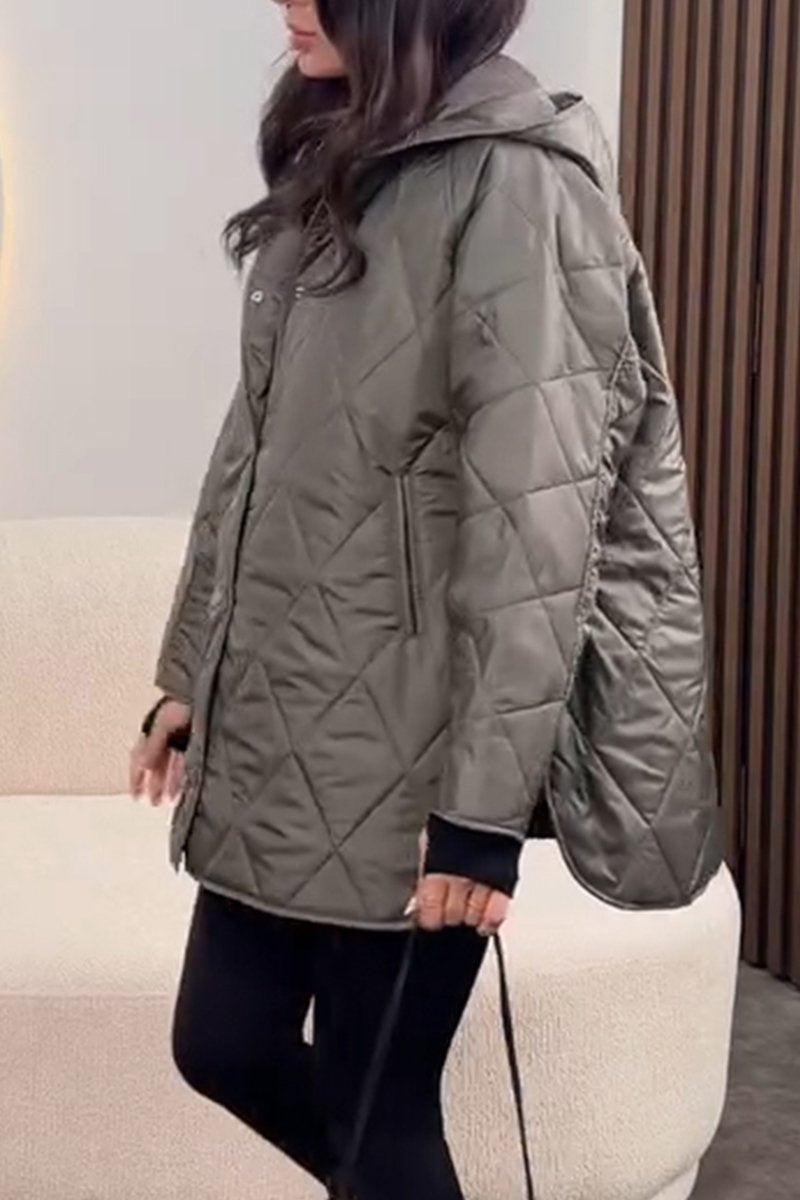 Women's Casual Hooded Long Sleeve Jacket