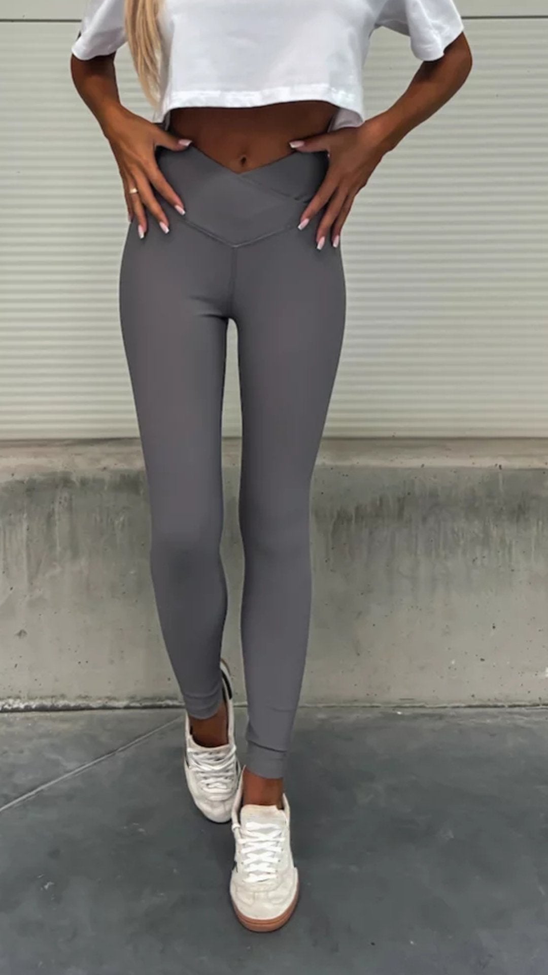 Women's Casual Sports Leggings gray