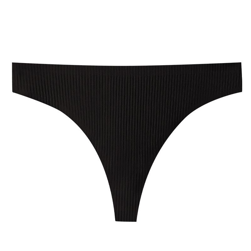 Women's One-piece Low-rise Sexy Simple Skinny Belt Bikini black