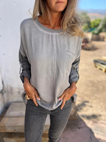 Casual Round Neck Top