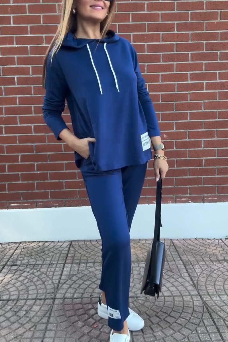 Women's Casual Hooded Sports Suit