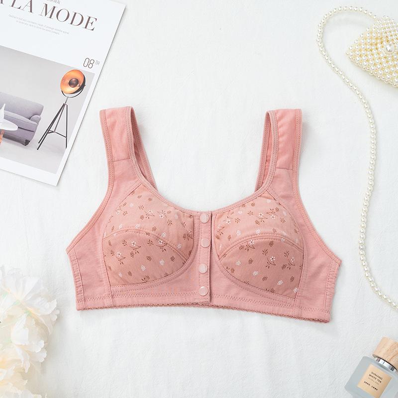 Women's Comfortable Floral Vest Underwear Pink