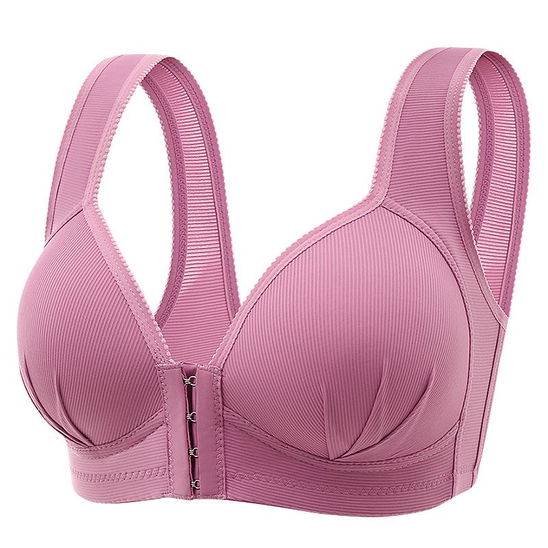 Women's Comfort Front-Snap Bra Purple