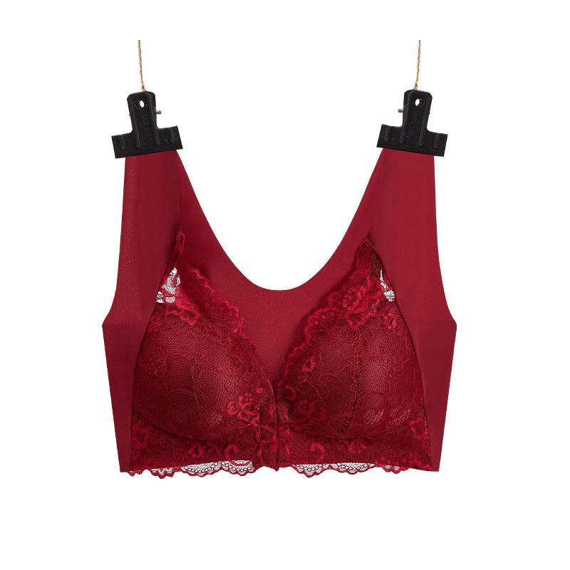 Women's Sexy Lace Tank Top Underwear Wine Red